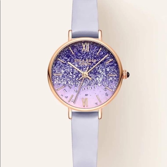 Lola Rose Gradient Sparkle Amethyst Watch - Picture 9 of 10